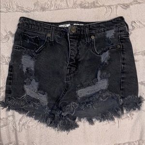 Mossimo Distressed High Rise Shorts